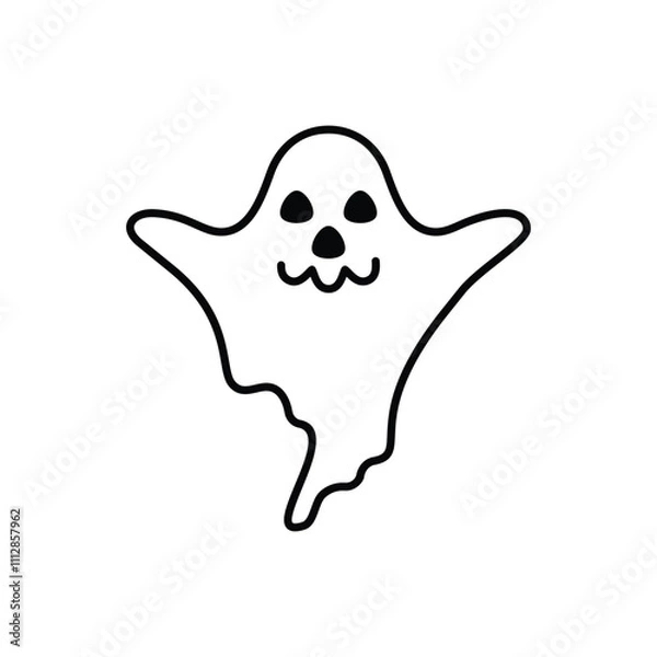 Obraz Ghost vector icon