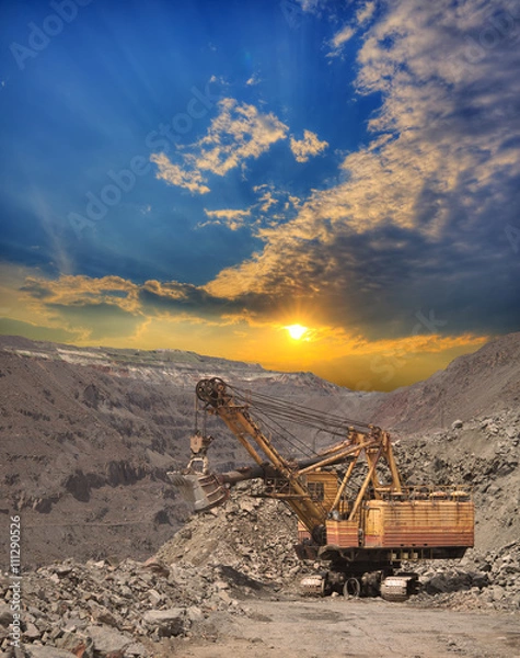 Fototapeta Iron ore opencast