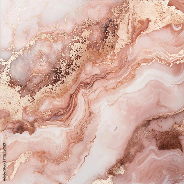 Obraz Backgrounds Rose Gold Marble Background