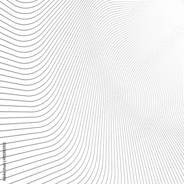 Fototapeta Clean white lines background design