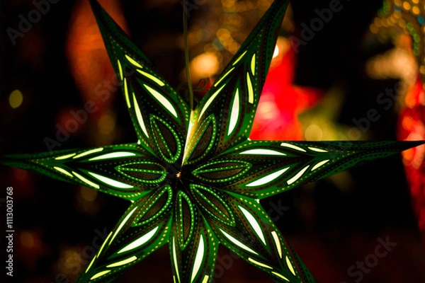 Fototapeta ドイツのクリスマスマーケット風景