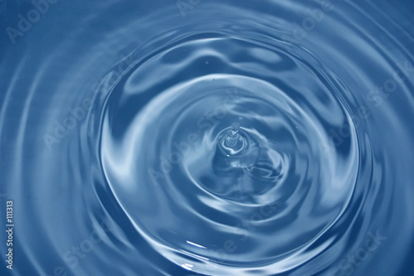 Obraz onde dans l'eau