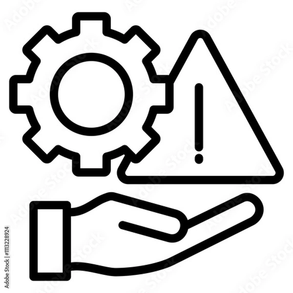 Fototapeta Risk Assessment Icon