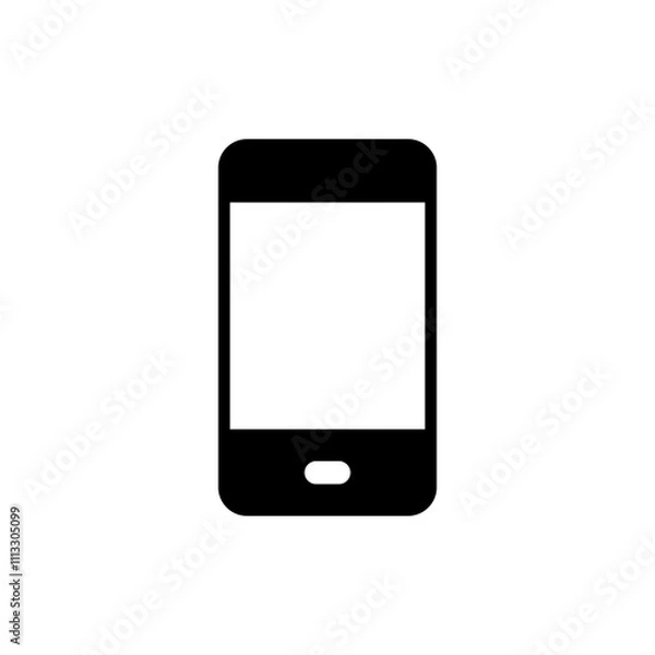 Fototapeta Phone icon vector. Call sign and symbol. telephone symbol