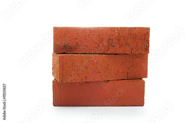 Obraz Red clay bricks