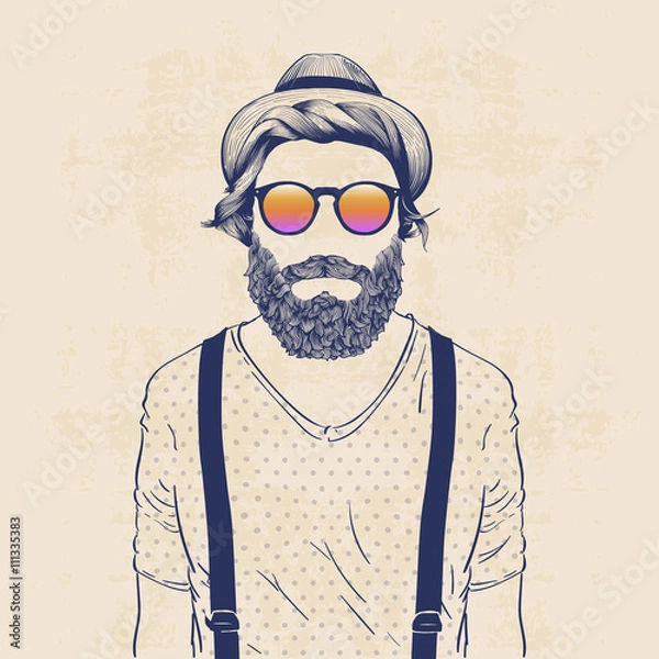 Fototapeta cool hipster