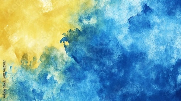 Fototapeta Modern yellow pop art background featuring halftone dot patterns in vibrant comic style, perfect for creative design projects and retro-themed artwork