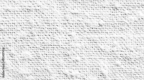 Fototapeta Texture Background Woven linen fabric texture in soft white, featuring a subtle grid-like weave. Ideal for natural backgrounds, textile designs
