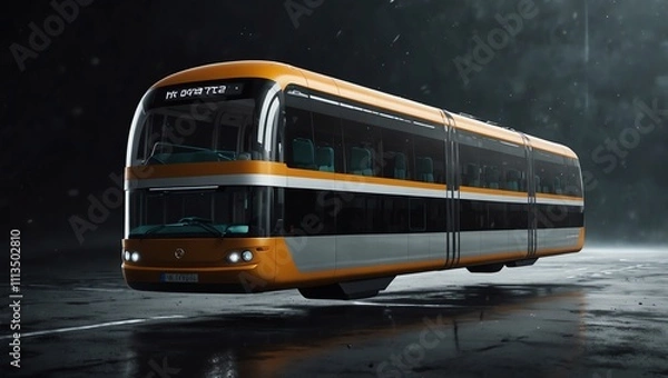 Fototapeta bus in the city
