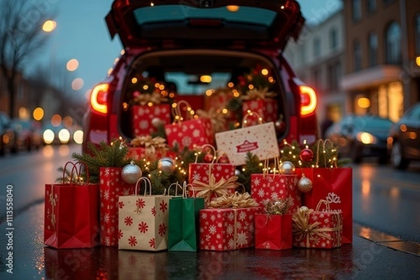 Obraz christmas gift box