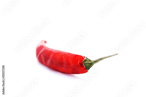 Obraz Red Chilli Dry isolated on white background