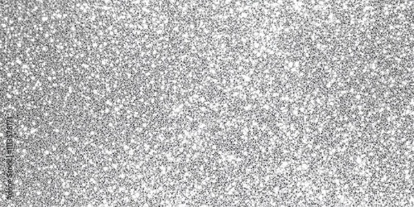 Obraz Shimmering Silver Glitter Texture with Sparkling White Effect Ideal for Creative Wrapping and Decorative Backgrounds or Craft Projects
