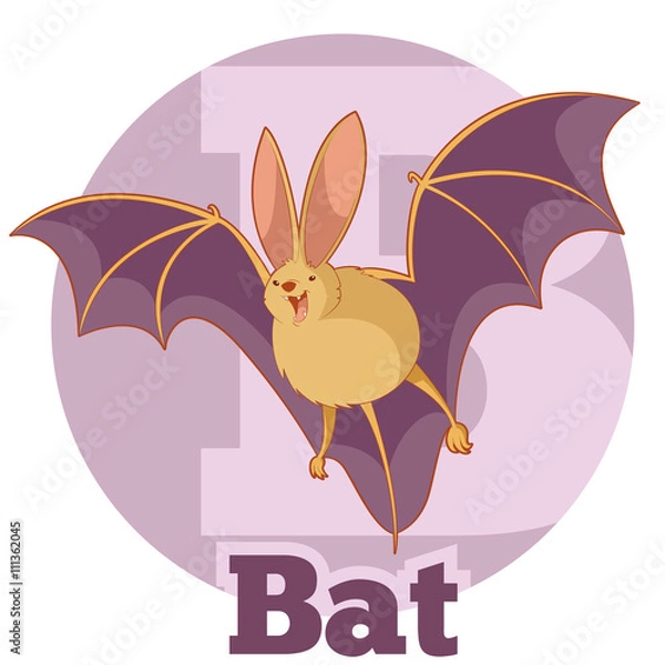 Obraz ABC Cartoon Bat2