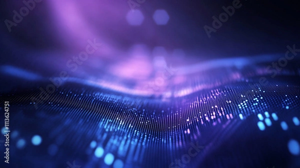 Obraz abstract purple wave background