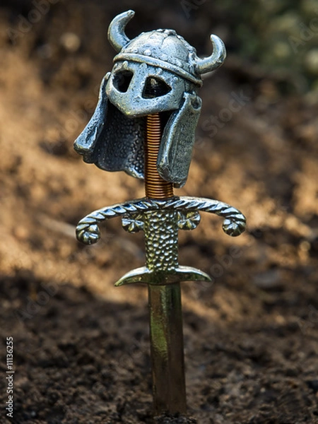 Obraz Warrior's grave