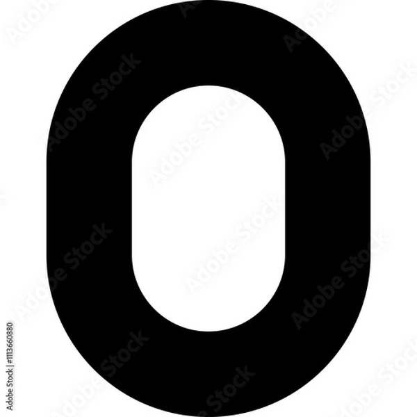 Obraz Capital O Icon