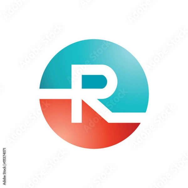 Fototapeta R logo Design.