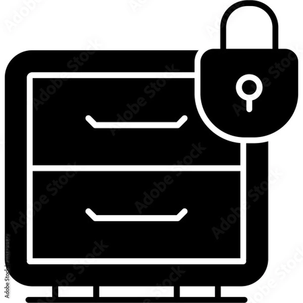 Obraz Cabinet Locks Icon