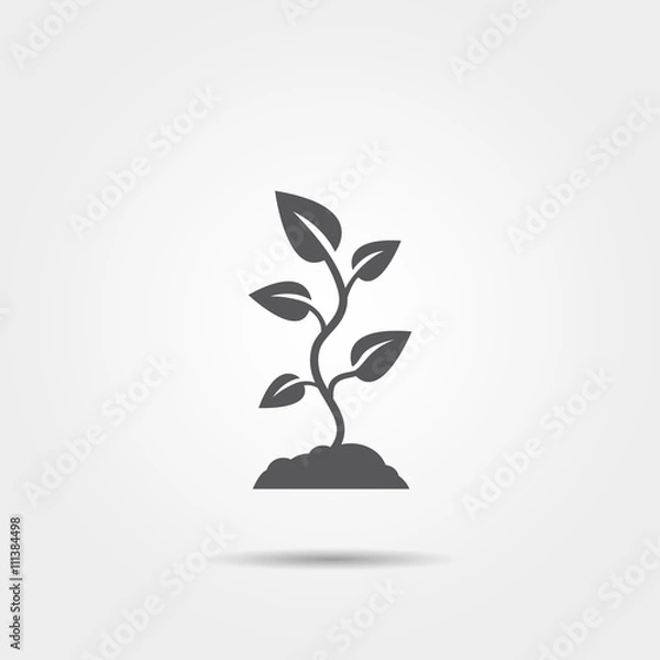 Obraz Plant sprout icon