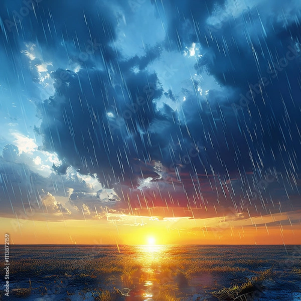 Obraz sunrise over the ocean