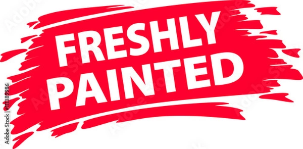 Fototapeta Frisch gestrichen