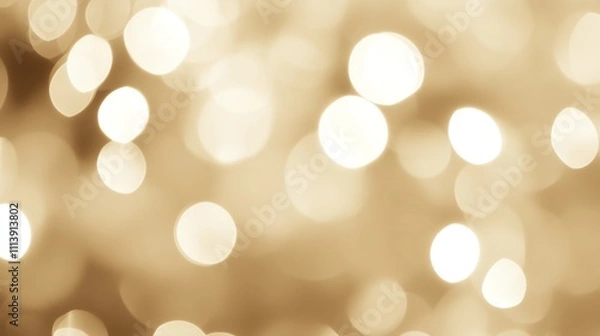 Fototapeta Abstract background with soft, blurred bokeh lights in warm tones.