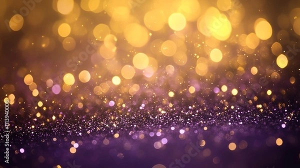 Fototapeta An abstract, sparkly, bokeh background.