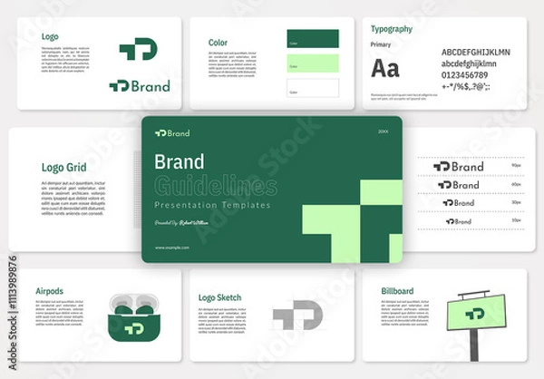 Obraz Brand Guideline Presentation Layout