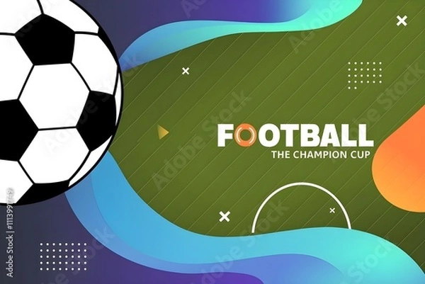 Fototapeta soccer ball