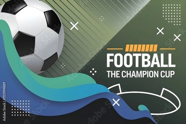 Fototapeta soccer background