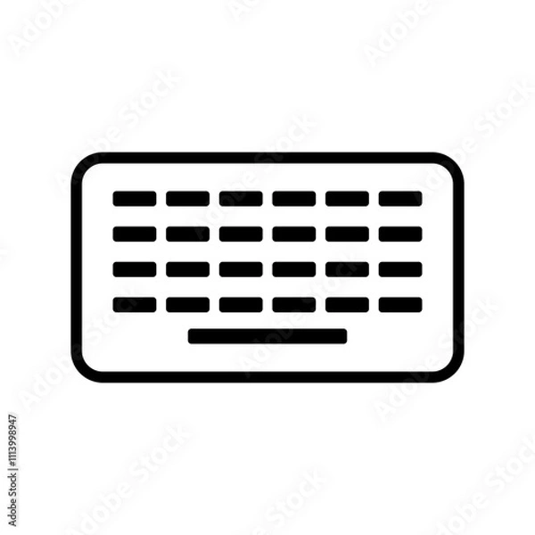 Obraz keyboard with a key