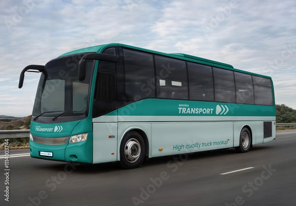 Fototapeta Bus Mockup