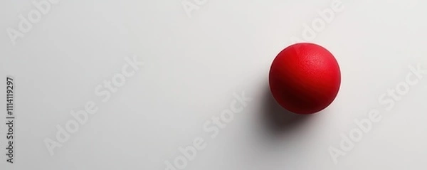 Fototapeta Red nose cut out on white background