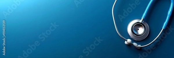 Obraz Stethoscope banner background
