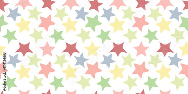 Fototapeta Star seamless vector Pattern design