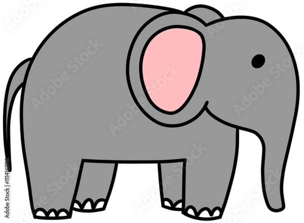 Obraz Elephant cartoon 