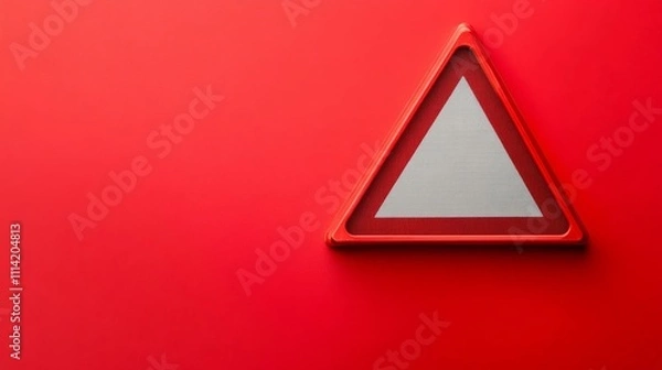 Fototapeta security warning notification background concept with copy space