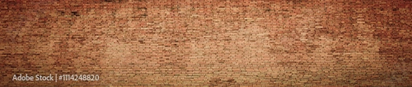 Obraz red brick wall texture grunge background
