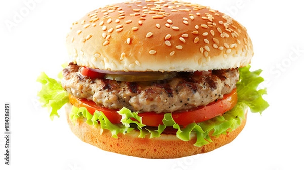 Fototapeta chicken burger png