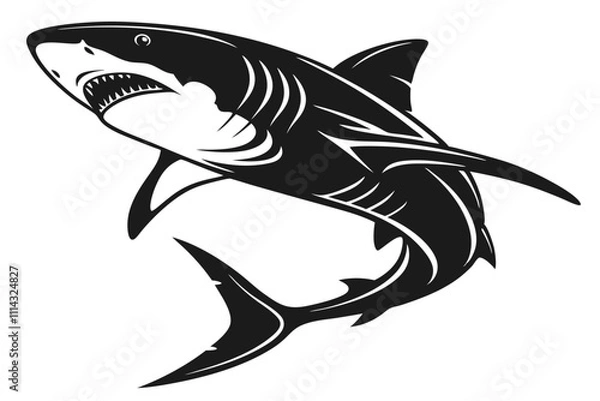Obraz shark  vector illustration