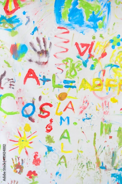 Obraz Fingerfarben, h.