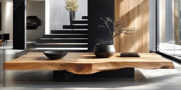 Fototapeta The foundational elements of wooden boards and metal components play a crucial role in furniture design and construction, influencing aesthetics and durability significantly.