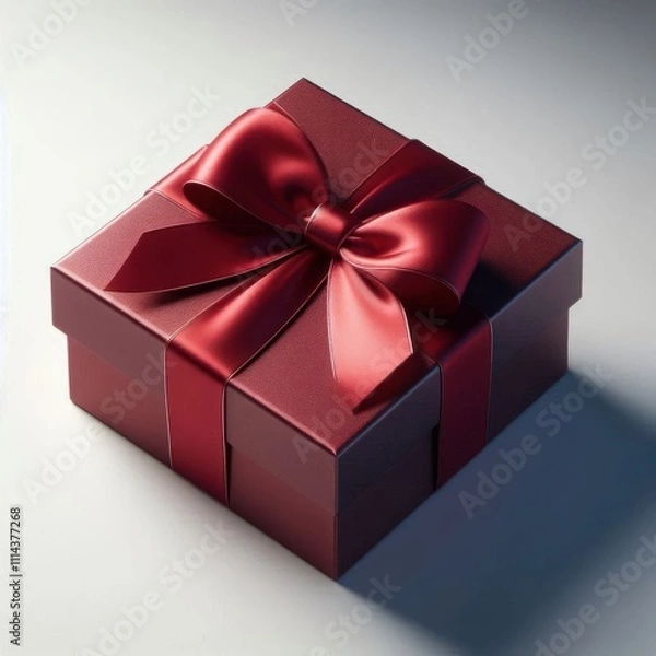 Obraz Elegant Gift Box with Satin Bow