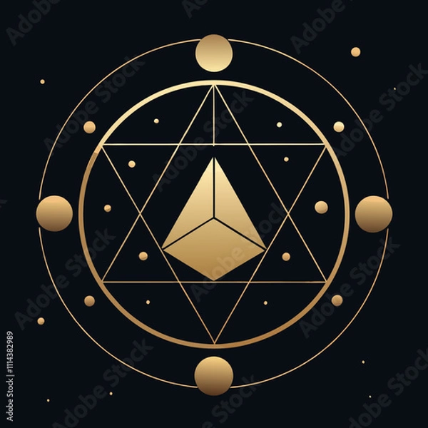 Obraz background with stars