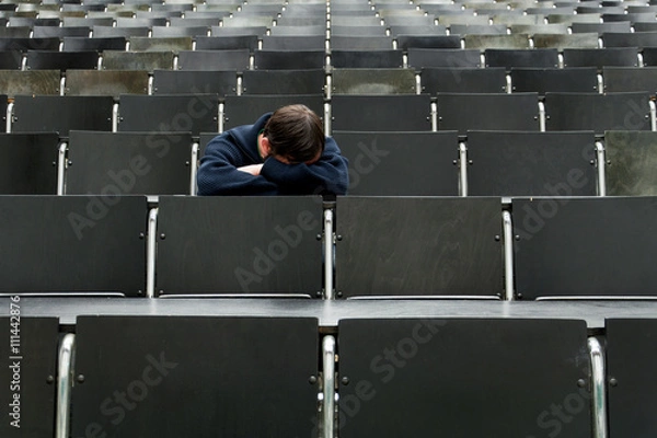 Fototapeta Schlafender Student