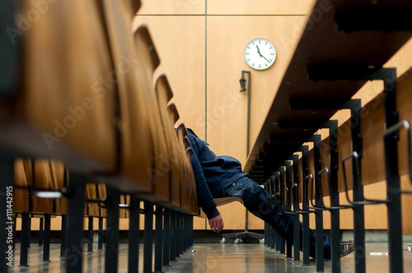 Fototapeta Sleeping Student