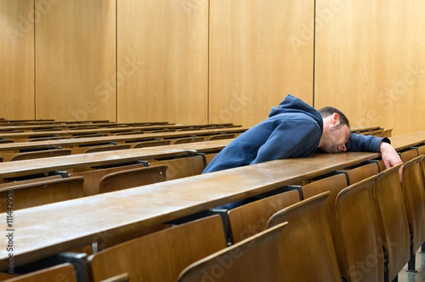 Fototapeta Schlafender Student