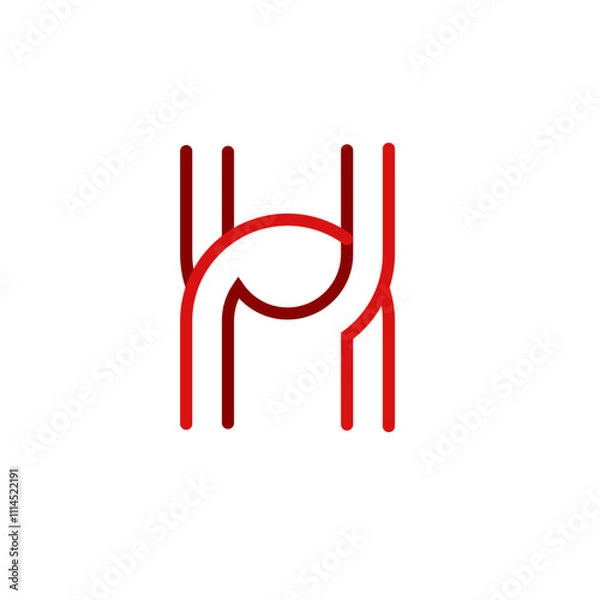 Obraz Text based logo design