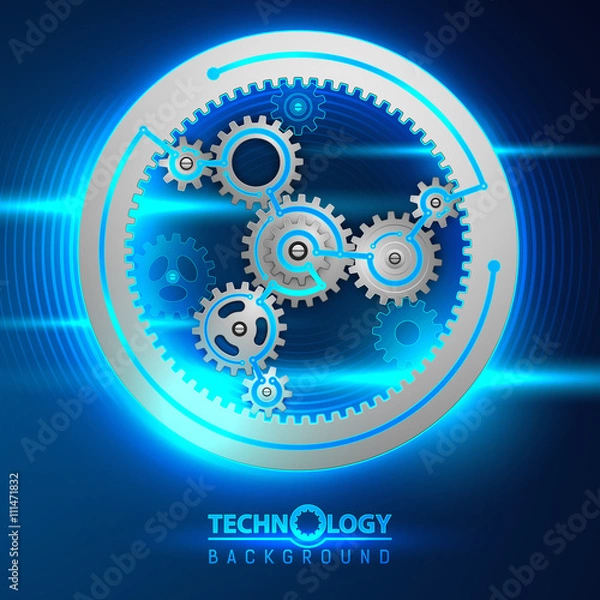 Fototapeta gear background 32