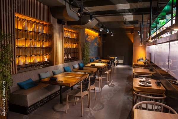 Obraz Nowoczesne miejsce publiczne ze stylowym wnętrzem